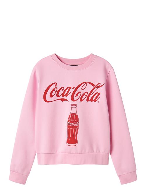 LMTD Nlfsusi Cocacola Sweat Bru Bfu LMTD Pink