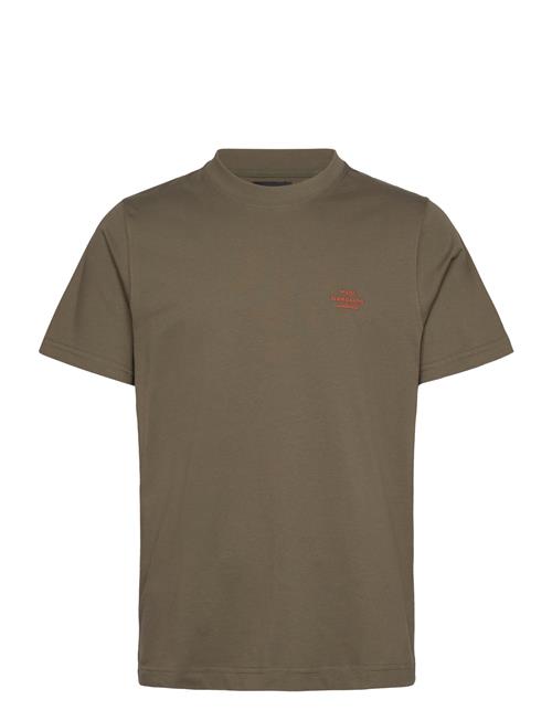 Mads Nørgaard Cotton Jersey Frode Emb Logo Tee Mads Nørgaard Green