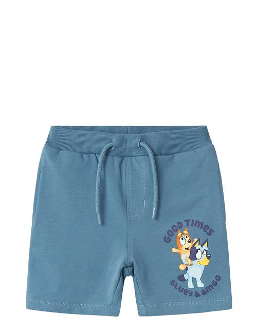 name it Nmmakley Bluey Long Swe Shorts Unb Sky Name It Blue