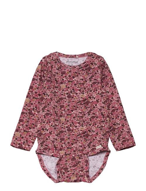 Minymo Body Ls Aop Minymo Pink