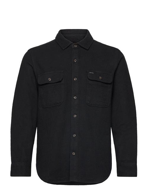 Brixton Bowery Textured Twill Overshir Brixton Black