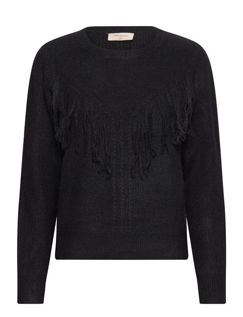 FREE/QUENT Fqfringe-Pullover FREE/QUENT Black