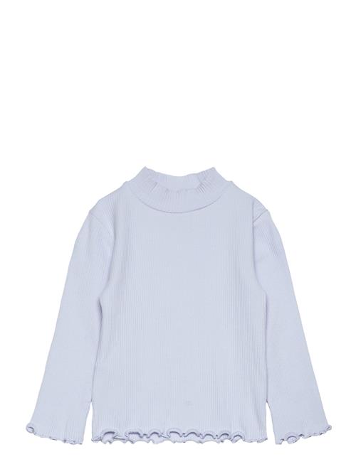 Mango Turtleneck Long-Sleeved T-Shirt Mango Blue