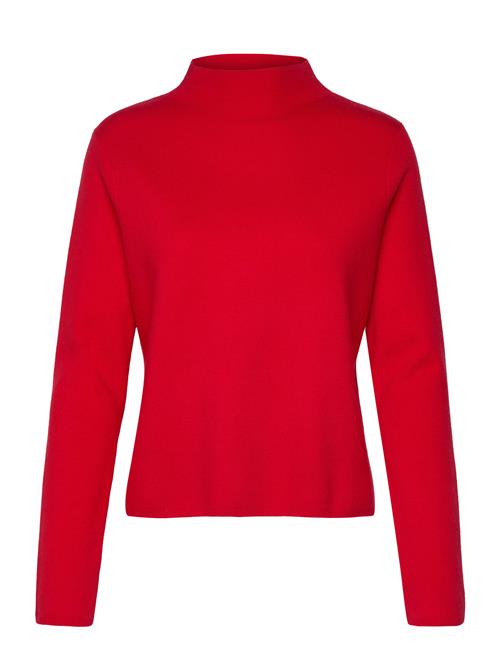 Mango Perkins-Neck Sweater Mango Red