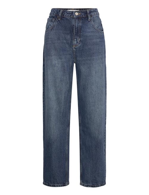 High-Rise Balloon Jeans Mango Blue