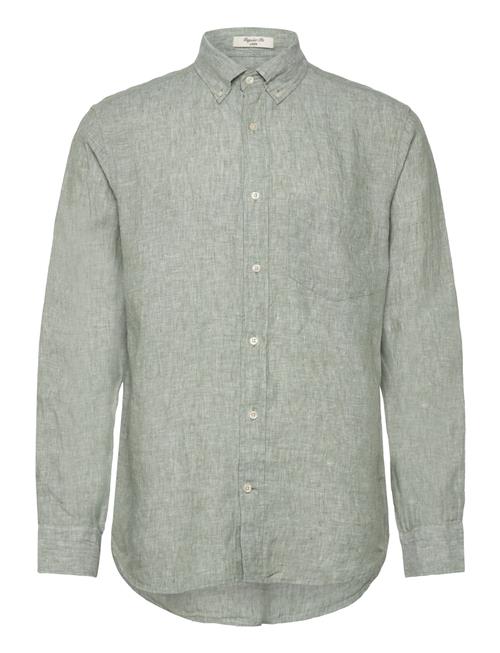 GANT Reg Linen Shirt GANT Green