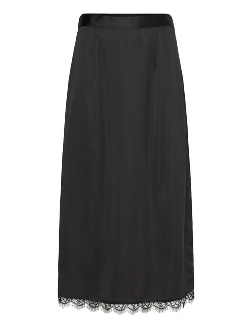 NOISY MAY Nmsantal Hw Midi Skirt Wvn NOISY MAY Black