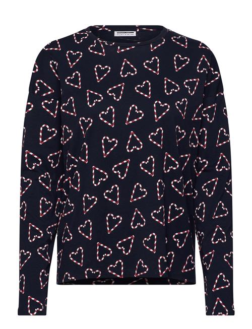 Nmmille Christmas L/S Top Jrs NOISY MAY Navy