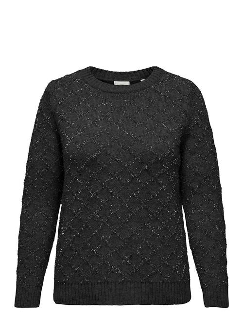 ONLY Carmakoma Caralba L/S Glitter O-Neck Knt ONLY Carmakoma Black