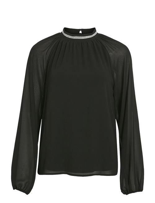 Vila Vianlis High Neck L/S Top/R Vila Black