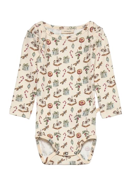 Lil'Atelier Nbngio Ls Slim Body Lil Lil'Atelier Beige