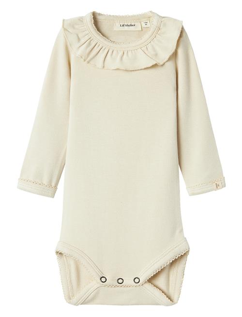 Lil'Atelier Nbfsaba Sol Ls Slim Body Lil Lil'Atelier Beige