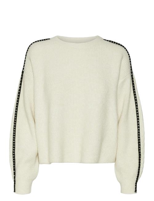 Vero Moda Vmzora Ls O-Neck Pullover Ga Vero Moda Cream