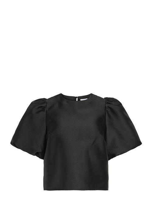 Vila Vishina 2/4 O-Neck Top/Dc/Ka Vila Black