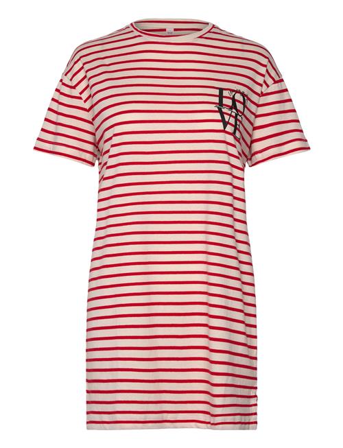 Hunkemöller Nightie Ss Boxy Tres Bien Hunkemöller Red