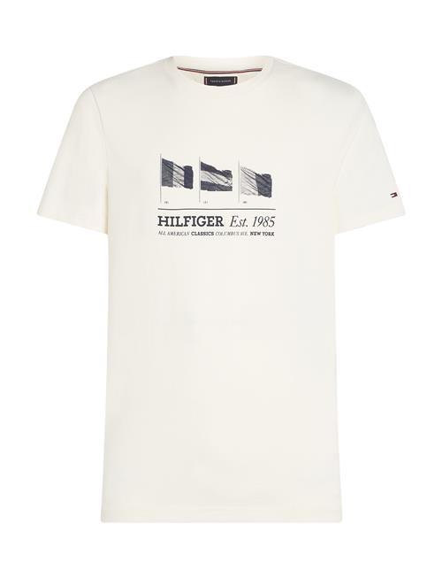 Tommy Hilfiger Hilfiger Flags Tee Tommy Hilfiger Cream