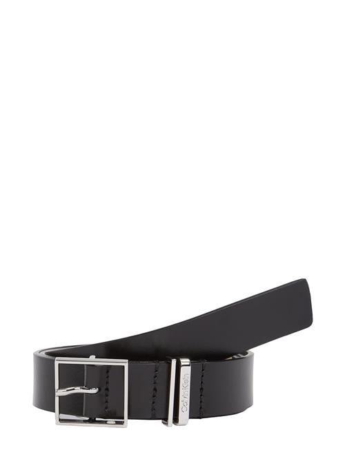 Calvin Klein Branded Loop Square Belt 2.5 Calvin Klein Black