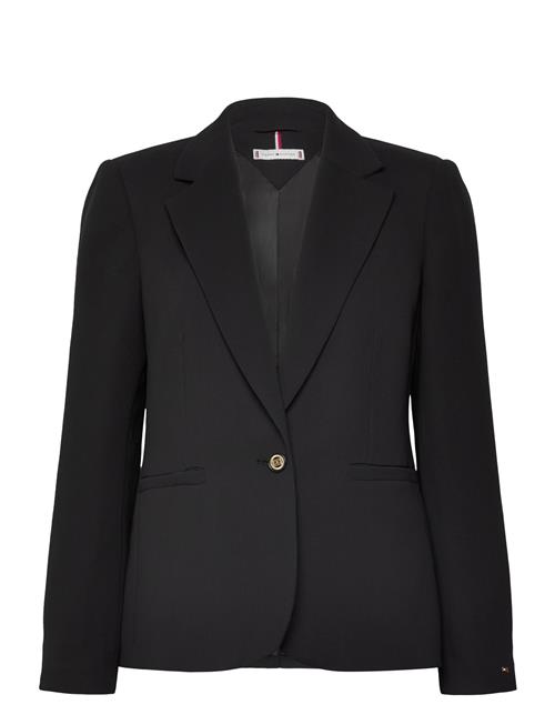 Crepe Slim Sb Blazer Tommy Hilfiger Black