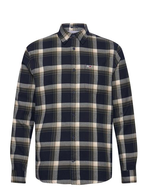 Tjm Reg Check Flannel Shirt Ext Tommy Jeans Navy