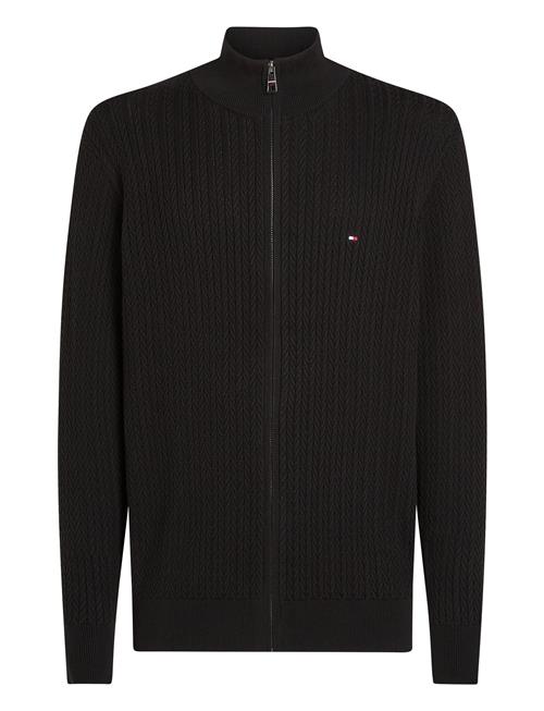 Herringb Structure Zip Thru Tommy Hilfiger Black