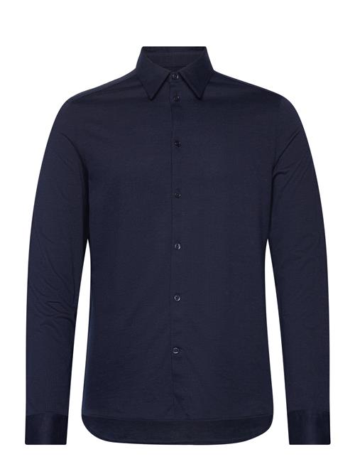 J. Lindeberg Marlon Ls Jersey Slim Shirt J. Lindeberg Navy