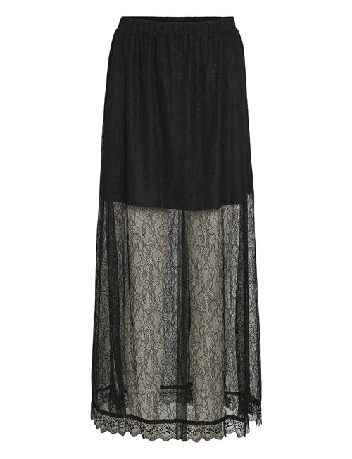 Vila Visusi Hw Lace Skirt Vila Black