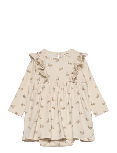 Lil'Atelier Nbflavo Emo Ls Body Dress Lil Lil'Atelier Cream