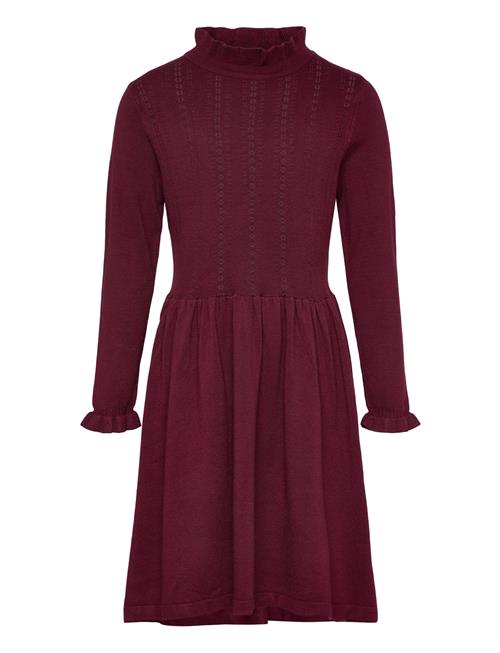 Creamie Dress Pointelle Creamie Burgundy