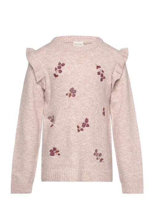 Minymo Pullover Ls Knit Minymo Pink