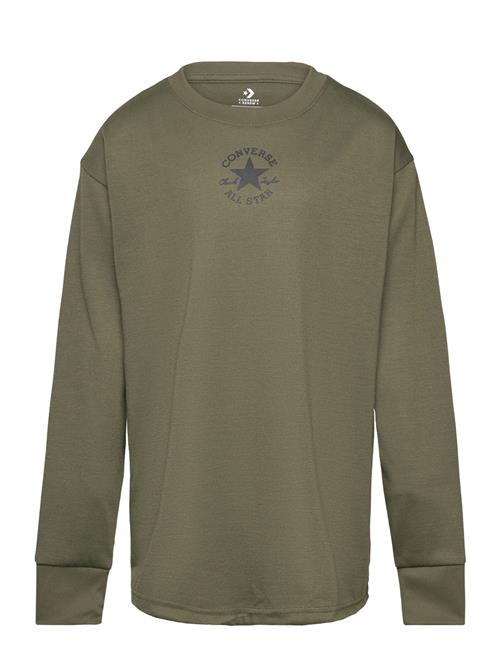 Converse Lk-L/S Knit Top Converse Khaki