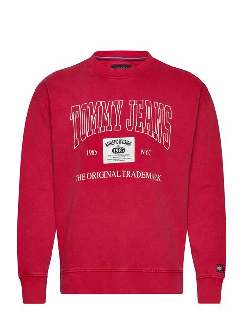 Tommy Jeans Tjm Rlx Archive Crew Ext Tommy Jeans Red