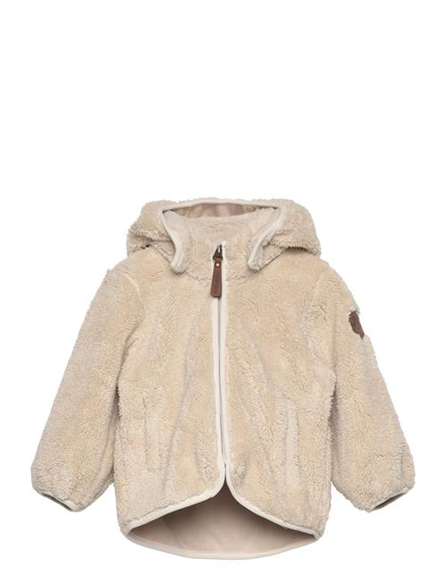 mikk-line Wp Teddy Jacket W Ears Mikk-line Beige