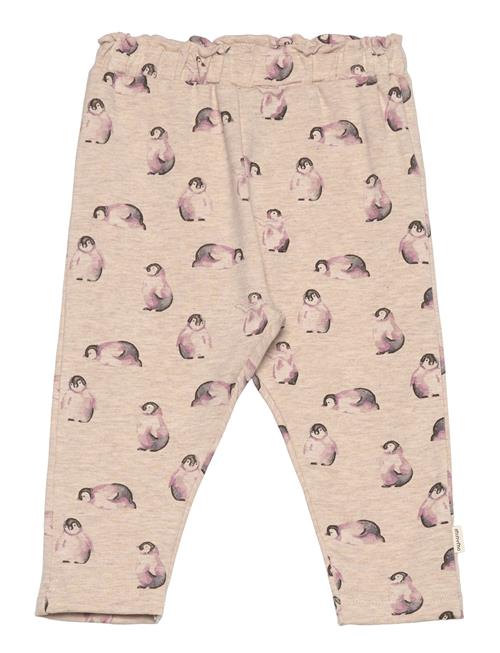 Minymo Pants Aop Sweat Minymo Beige