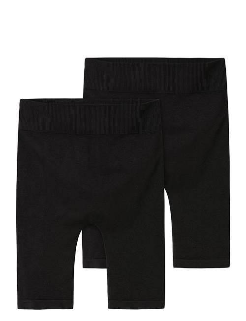 LMTD Nlfhaley Seamless Shorts 2P LMTD Black