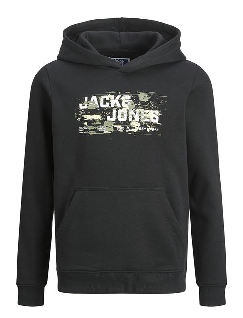 Jack & Jones Jcooutdoor Logo Sweat Hood Sn Jnr Jack & J S Black