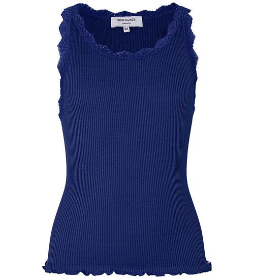 Se Rosemunde Top -RkBeathe - Rib - Sodalite Blue m. Blonder ved KidsWorld