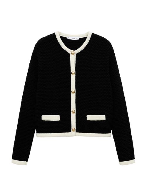 MANGO Cardigan 'Poshy'  sand / sort