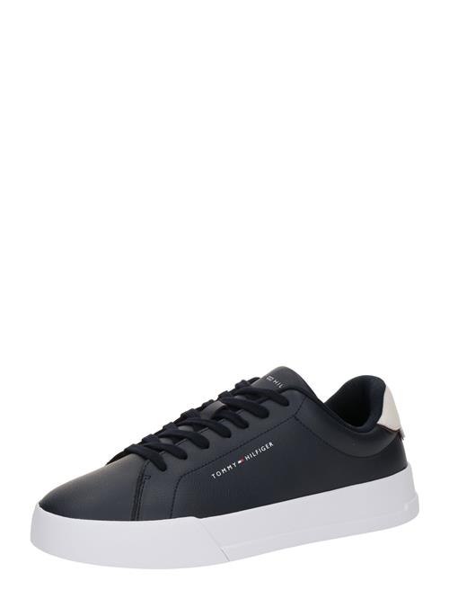 TOMMY HILFIGER Sneaker low 'Court Ess'  marin / hvid