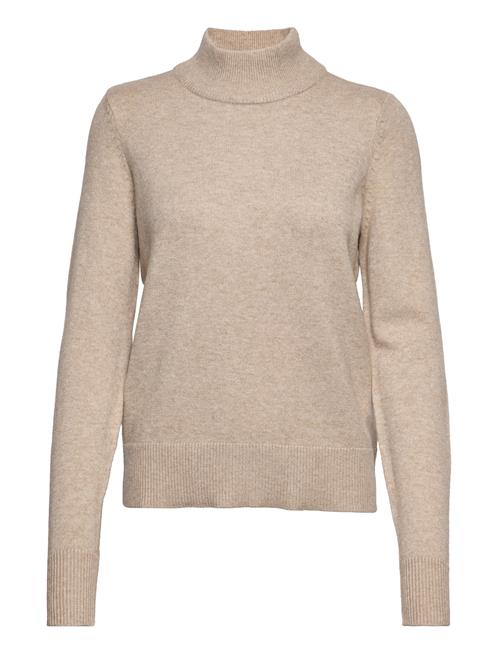 Vila Viril Crewneck L/S Knit Top - Vila Beige