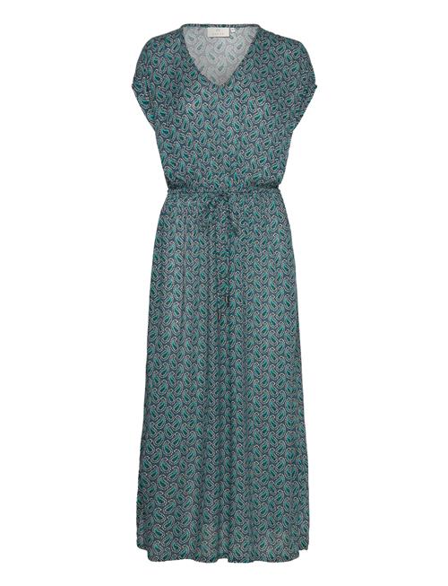 Kaffe Kamarita Amber Maxi Dress Kaffe Blue