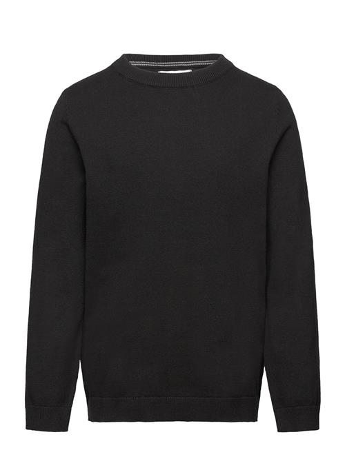 Mango Knit Cotton Sweater Mango Black