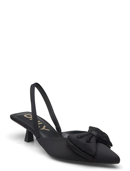 ONLY Onlcoco-6 Satin Bow Slingback Pump ONLY Black