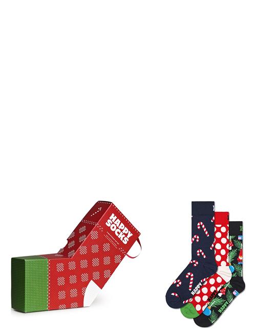 Happy Socks 3-Pack X-Mas Stocking Socks Gift Set Happy Socks Red