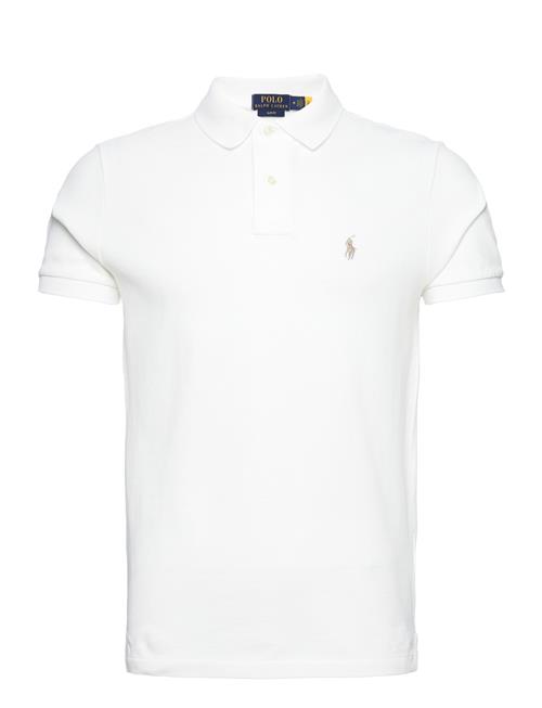 Polo Ralph Lauren Slim Fit Mesh Polo Shirt Polo Ralph Lauren White