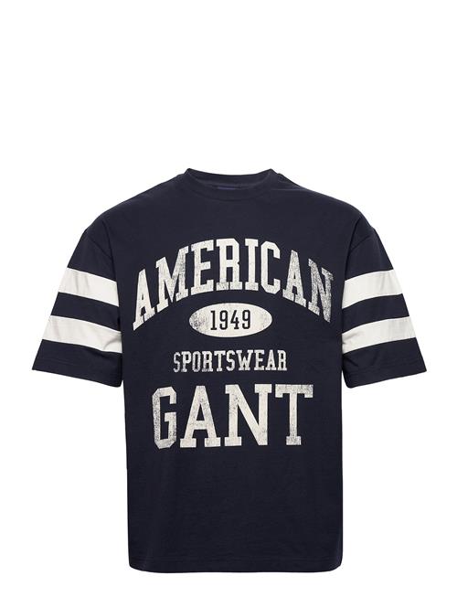 GANT D.2 Collegiate Ss T-Shirt GANT Navy