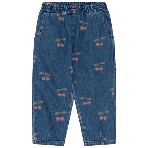 Konges Sløjd Magot Frill Pants Gots - Ma Grande Cerise Denim | Blå | 18 months