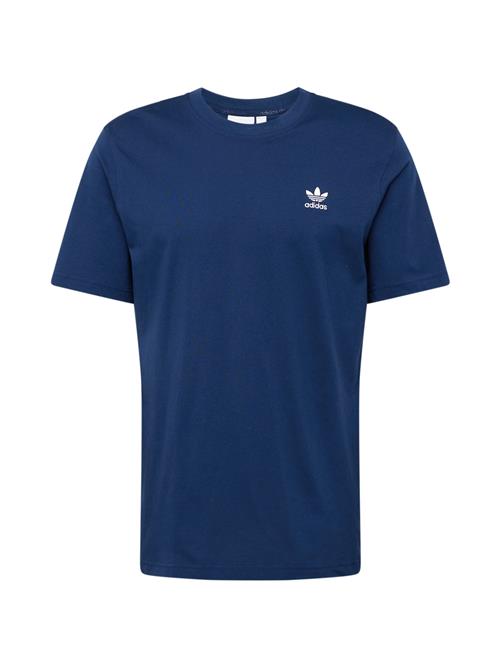 ADIDAS ORIGINALS Bluser & t-shirts 'Trefoil Essentials'  mørkeblå / hvid