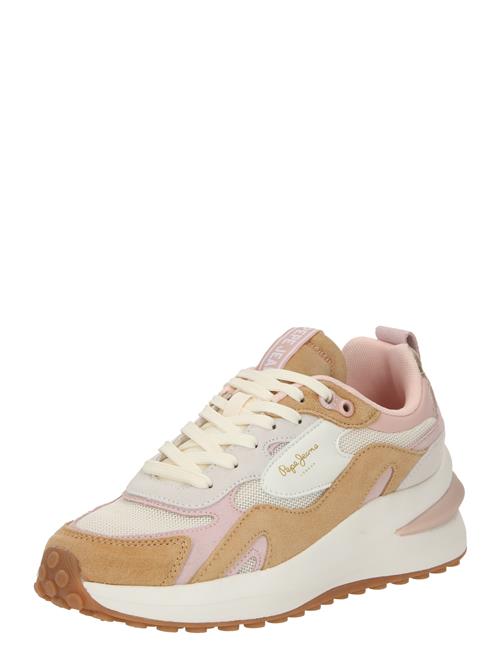 Pepe Jeans Sneaker low 'WINSLOW'  cognac / guld / lys pink / hvid