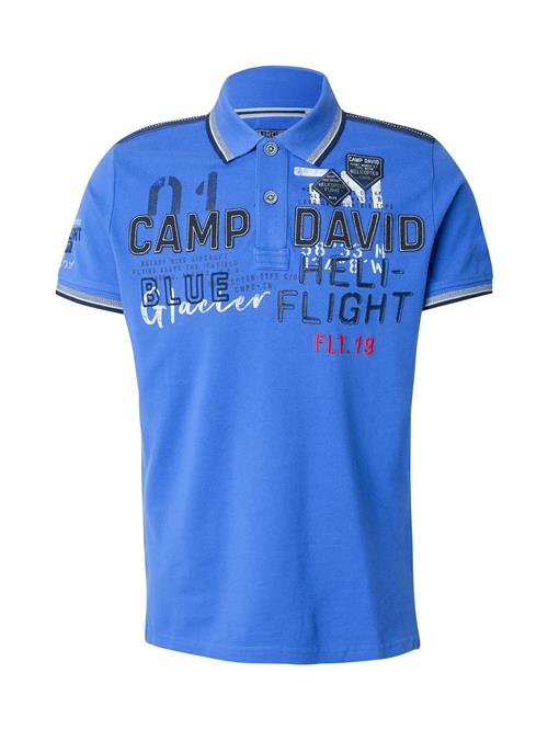 CAMP DAVID Bluser & t-shirts 'Heli Flight'  blå / navy / hvid