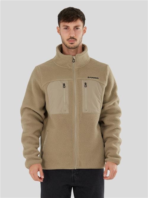 Fundango Fleecejakke 'Haven Hybrid Jacket'  sand